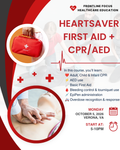 🚑 Community CPR, First Aid & AED Class - Oct 5, 2026