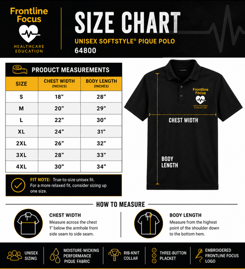 Frontline Focus Embroidered Polo