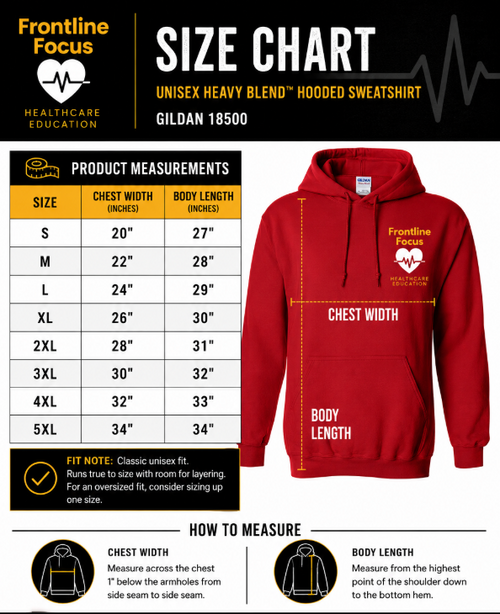 Frontline Focus Embroidered Hoodie