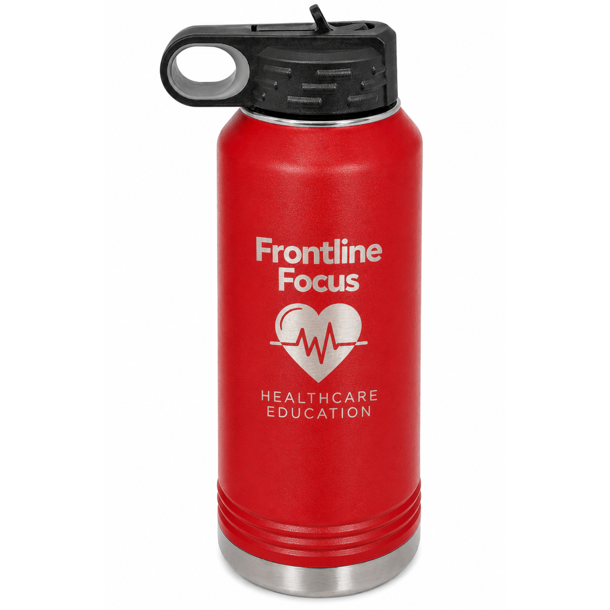 Frontline Focus Engraved Water Bottle